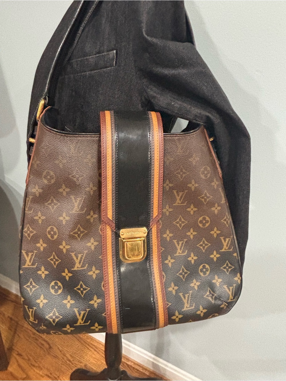 Authentic Louis Vuitton Ltd. Edition Monogram Mirage Musette Bag Noir Black